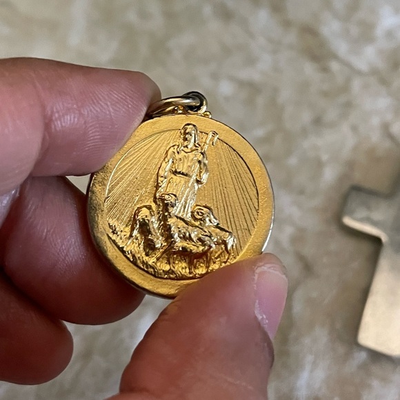 Religious Medallion and Cross Pendant Bundle - Picture 2 of 10